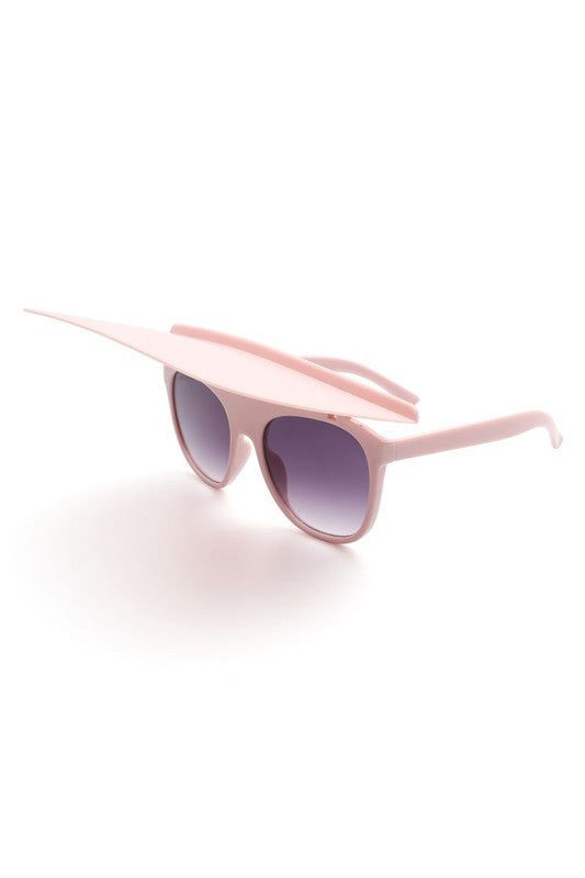 Classic Round Shield Fashion Visor Sunglasses