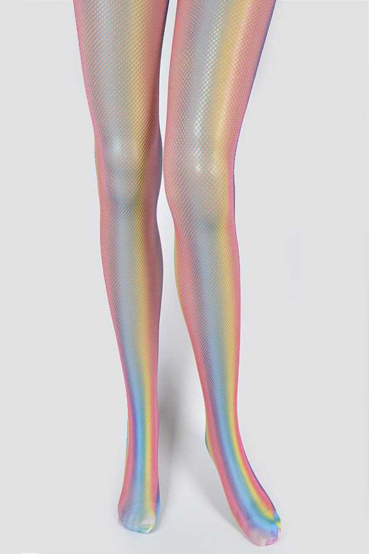 Hologram Fishnet Stockings